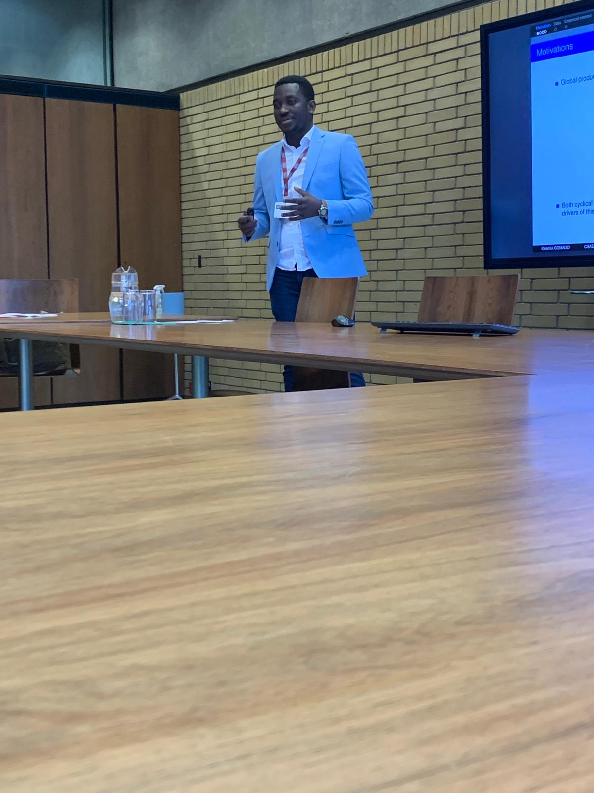 Photo from the CSAE Conference on Economic Development in Africa in Oxford.